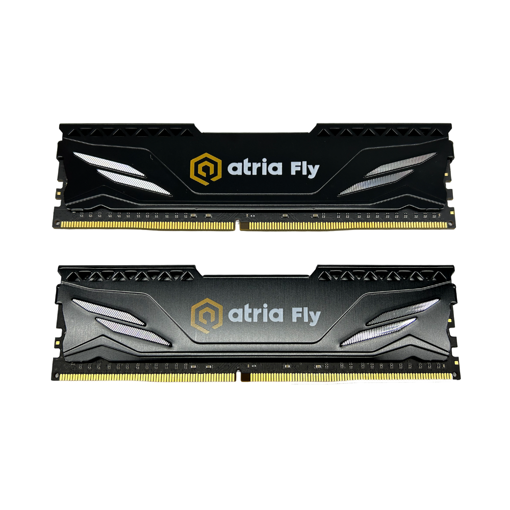 Оперативна пам'ять ATRIA Fly UAT43200CL18BK2/16 DDR4 16 ГБ 3200 мГц для настільних ПК Black (13827083)