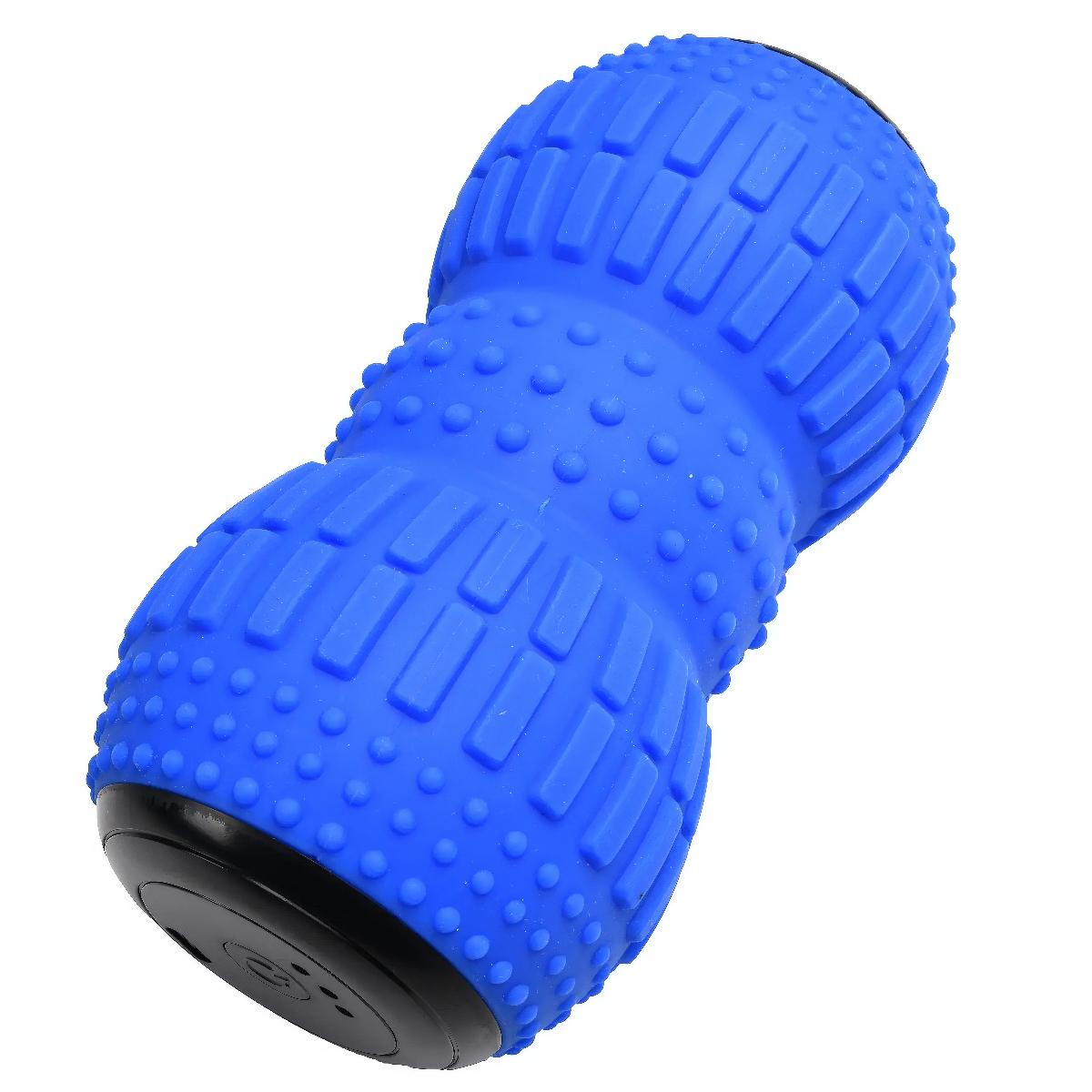 Вибромассажер для поясницы и шеи Massage Ball Синий (1010512-Blue) - фото 4