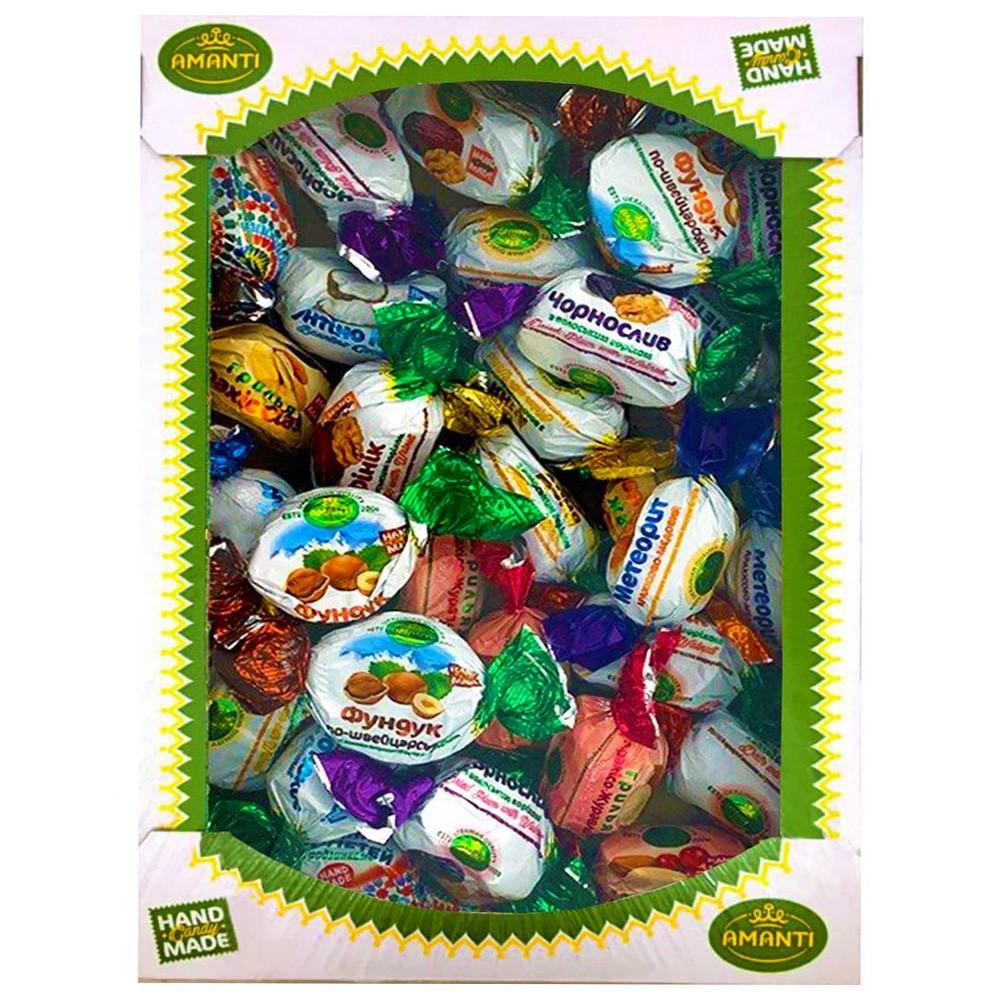 Конфеты шоколадные Amanti Ассорти в коробке 1 кг (2504170467)