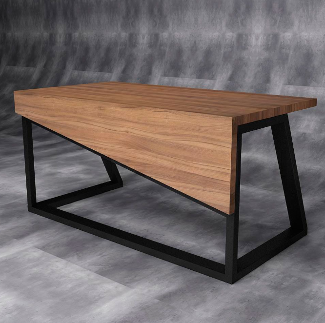 Письменный стол руководителя EcoLoft IN-2044 Лофт Коричневый (23059119)