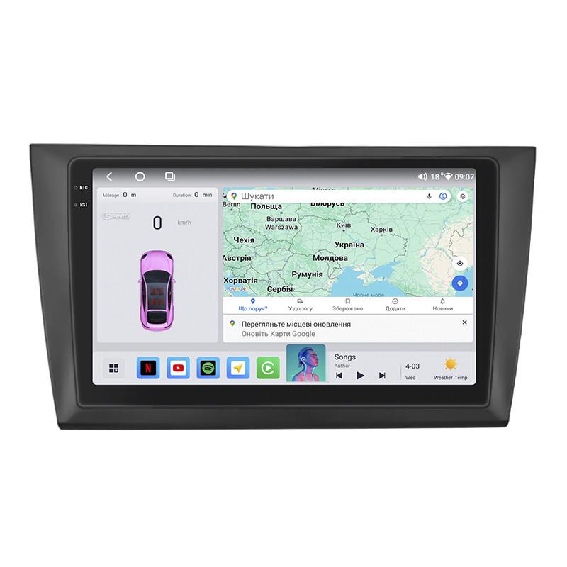 Автомагнітола штатна Lesko 4G/QLED/CarPlay/360°/GPS/Wi-Fi для Volkswagen Golf VI 2008-2012 4/64Gb 9" (2321660916)