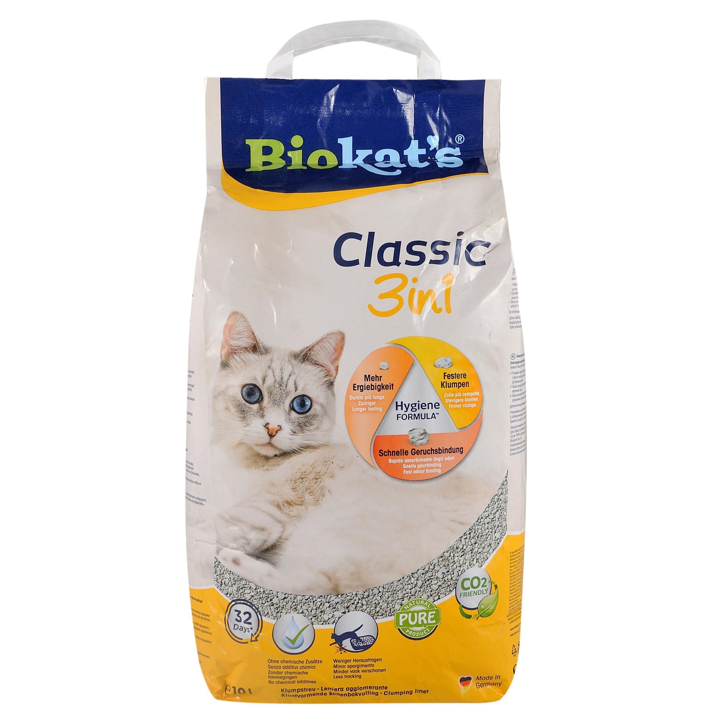 Наполнитель туалета для кошек Biokat's 3в1 10 л Наполнитель туалета для кошек Biokat's 3в1 10 л