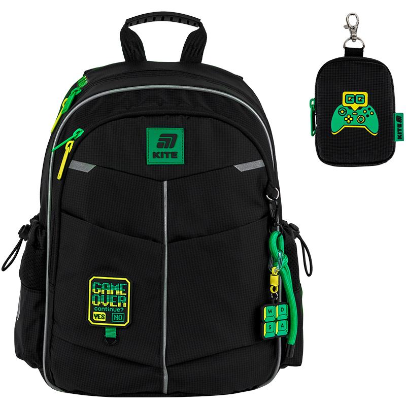 Школьный рюкзак KITE Education Game Over K25-771S-4