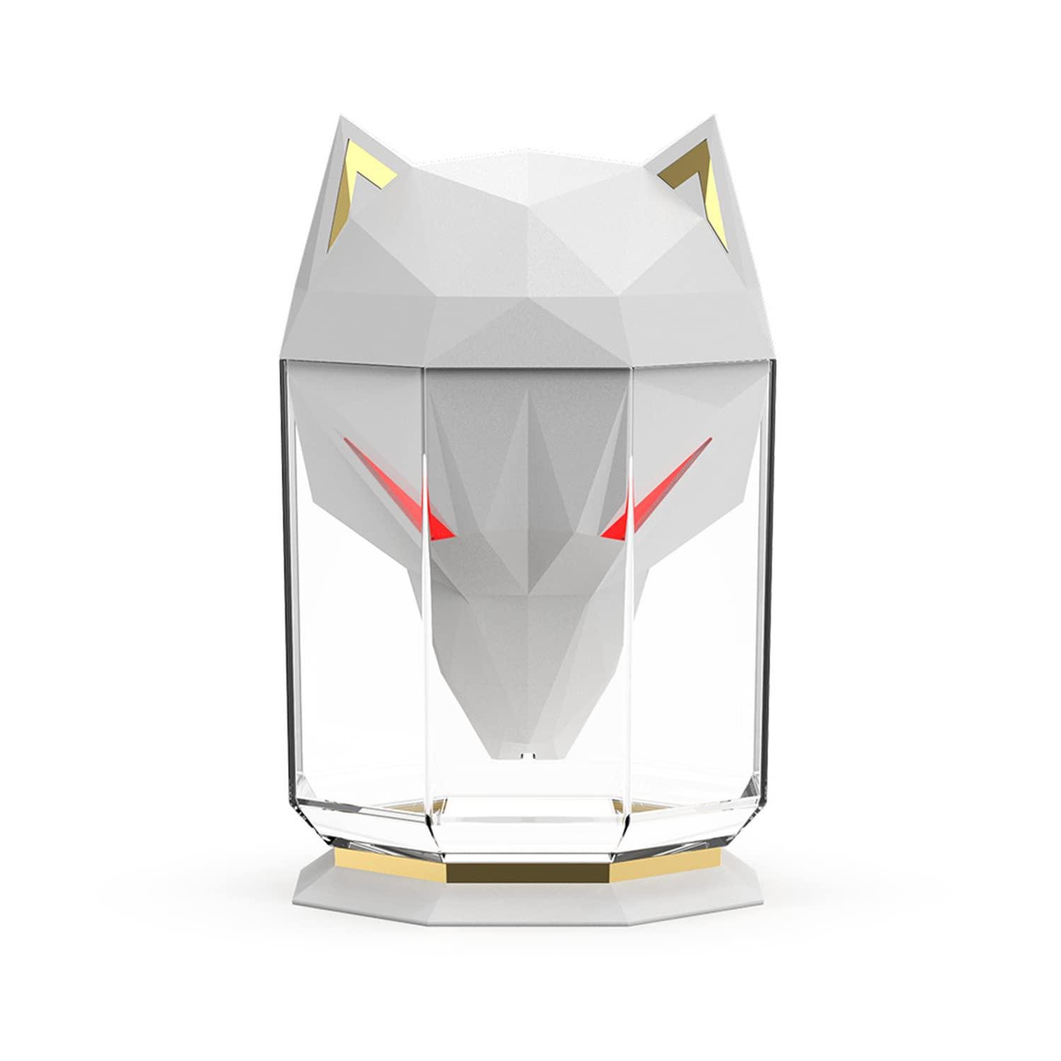 Зволожувач повітря WOLF Air humidifier ультразвуковий з аромадифузором та резервуаром для ефірної олії 650 мл Білий