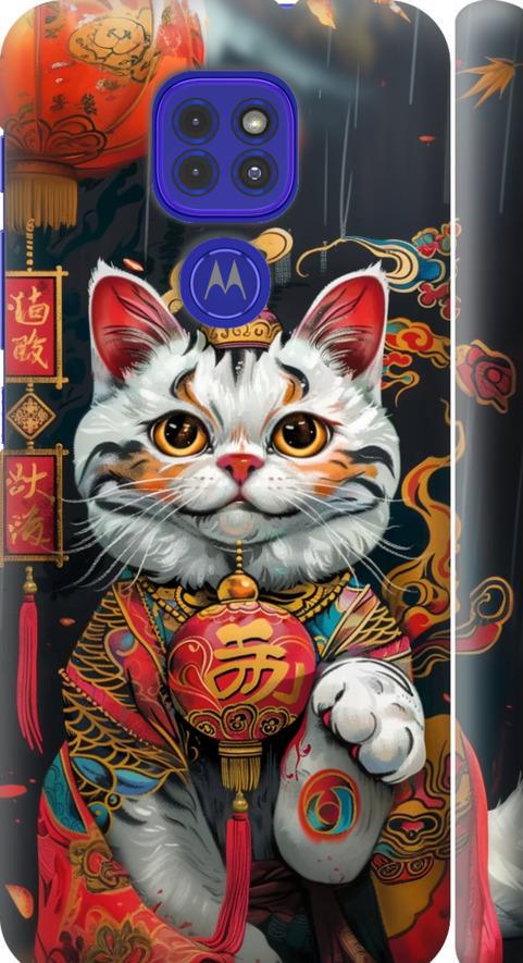 Чехол на Motorola G9 Play China Cat v2 (6135m-2105-42517)
