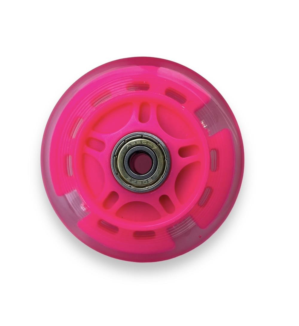 Колесо для самоката/роликів підшипники АВЕС-7 80 мм Рожевий - фото 2 Колесо для самоката/роликів підшипники АВЕС-7 80 мм Рожевий - фото 2