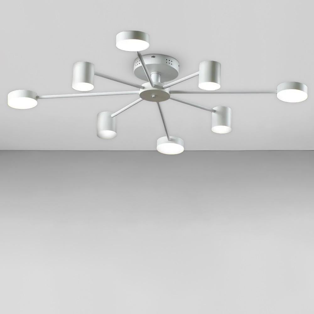 Люстра стельова світлодіодна LightHouse SY-18898/8 WH 96W 1000х130 мм Білий Люстра стельова світлодіодна LightHouse SY-18898/8 WH 96W 1000х130 мм Білий