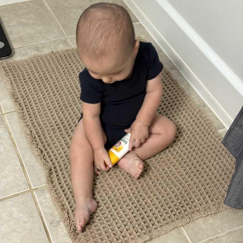 Килимок для ванної/туалету вафельний Lovely Svi 50x80 см Бежевий (207256) - фото 4 Килимок для ванної/туалету вафельний Lovely Svi 50x80 см Бежевий (207256) - фото 4