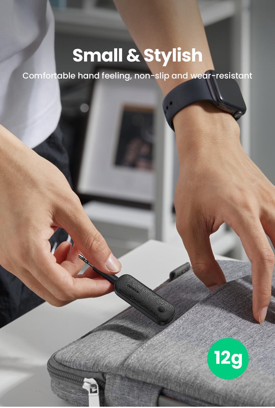 Адаптер UGREEN Bluetooth 5.0 приймач-передавач USB-3,5 мм minijack AUX стерео Чорний (80893) - фото 20