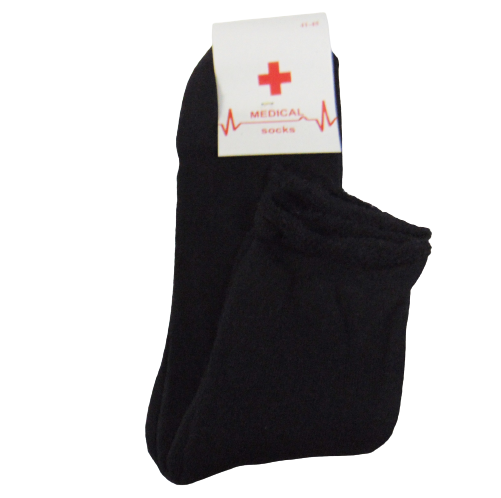 Носки мужские с махрой Medical без резинки р. 41-45 Черный (1722792847)