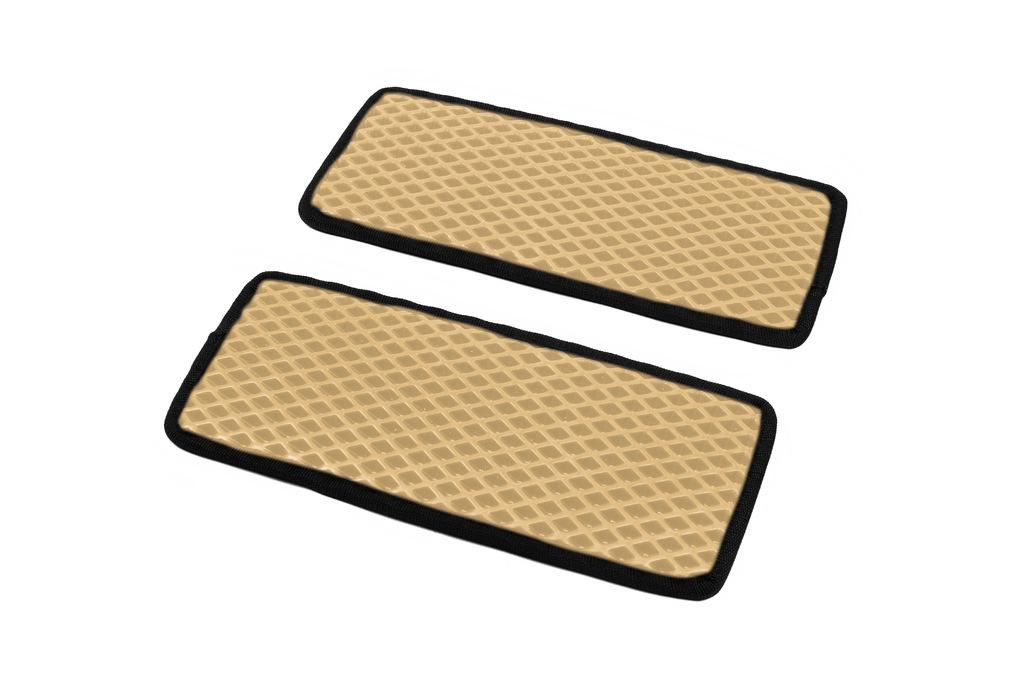 Коврики автомобильные на пороги для Citroen Jumper 2007-2024 г EVA/полиуретан 2 шт. Бежевый (121819)
