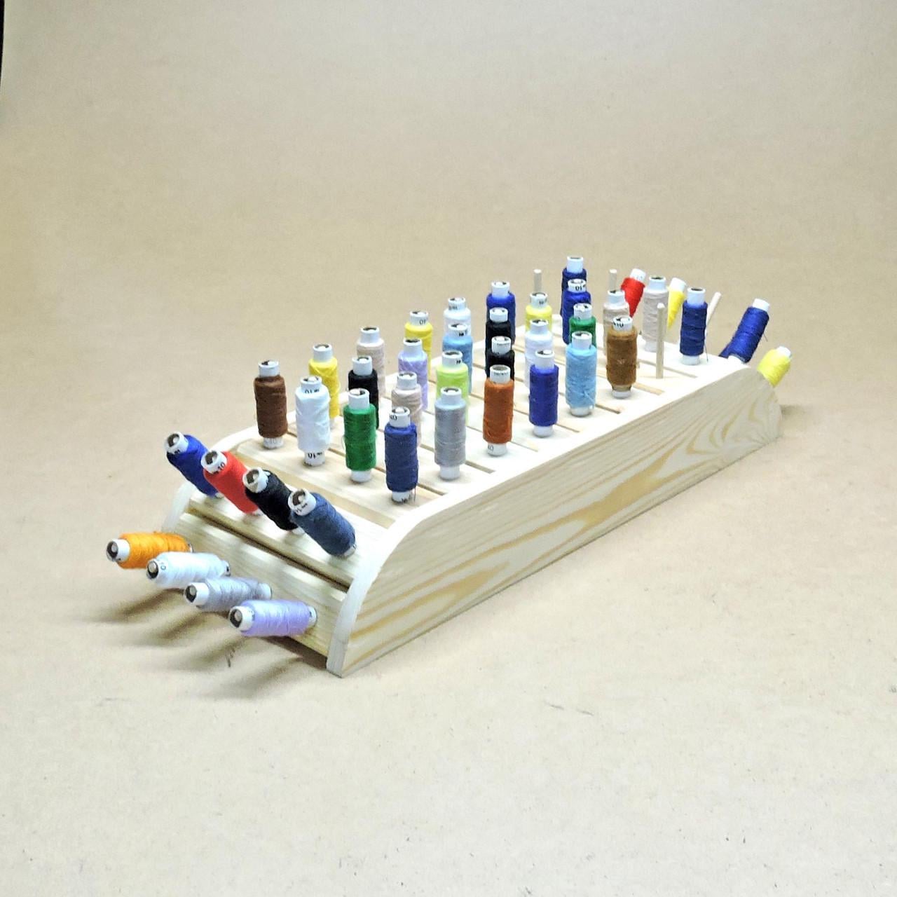 Органайзер для нитей из дерева Меланж 4Х12 (НТК-4121200)