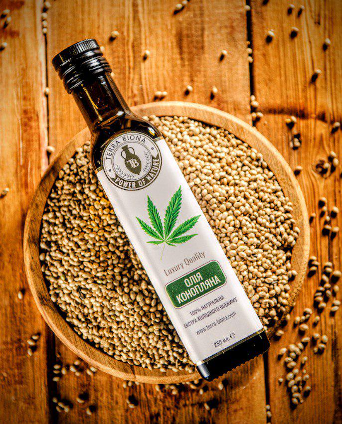 Масло конопляное Terra Biona холодного отжима 250 мл (17747526)