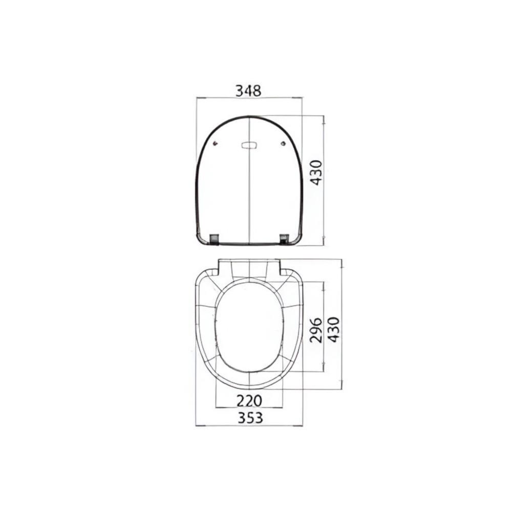 Сидения для унитаза SoloPlast СУ-8М/СПМ-8М с металлическим креплением (SQ-1003913) - фото 4