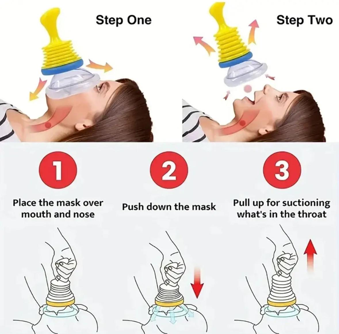 Рятувальний пристрій Life Vac проти задухи для дітей і дорослих - фото 4 Рятувальний пристрій Life Vac проти задухи для дітей і дорослих - фото 4