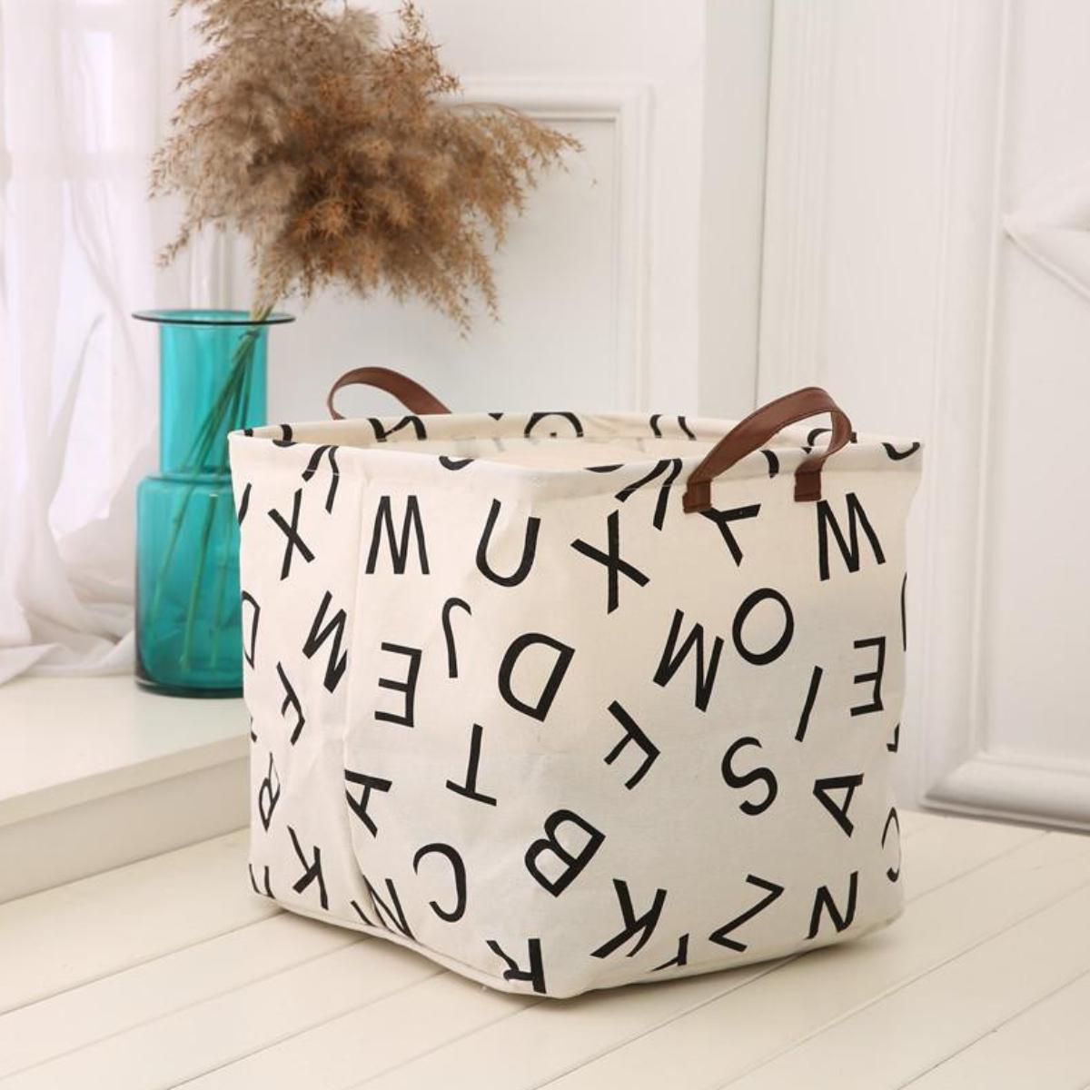 Кошик складаний ABCD для зберігання білизни та іграшок 32х42 см (R32364) - фото 5 Кошик складаний ABCD для зберігання білизни та іграшок 32х42 см (R32364) - фото 5