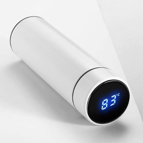 Термос з індикатором температури на 500 мл Білий (88746752) - фото 1 Термос з індикатором температури на 500 мл Білий (88746752) - фото 1