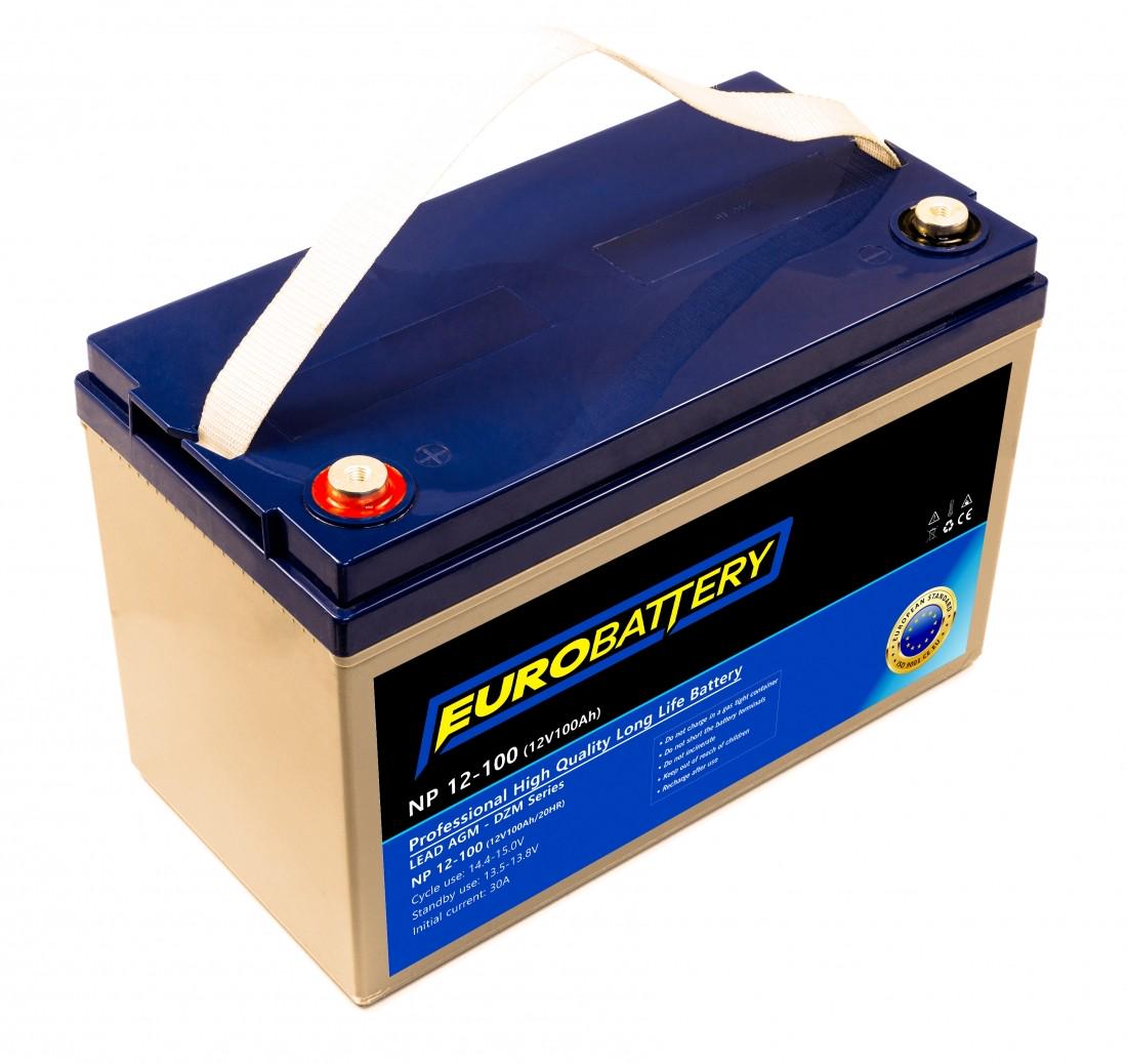Аккумулятор для ИБП EuroBattery AGM NP 12-100 DZM 12V 100Ач (857) Аккумулятор для ИБП EuroBattery AGM NP 12-100 DZM 12V 100Ач (857)