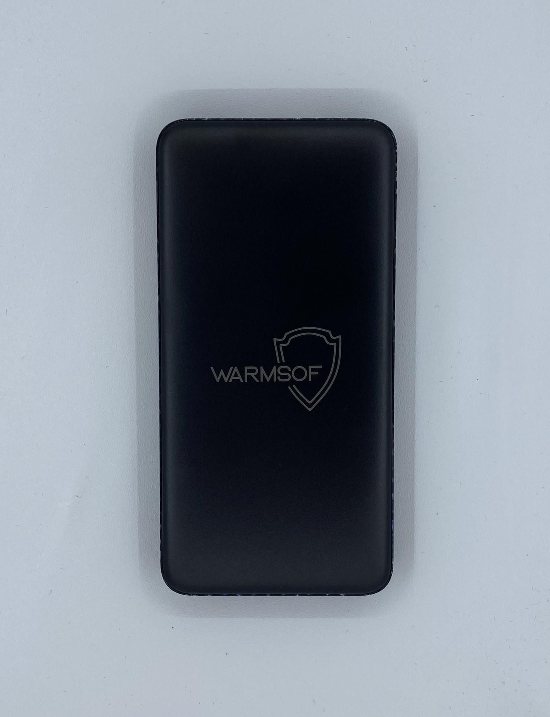 Повербанк Warmsof 10000 mAh 2xUSB Черный