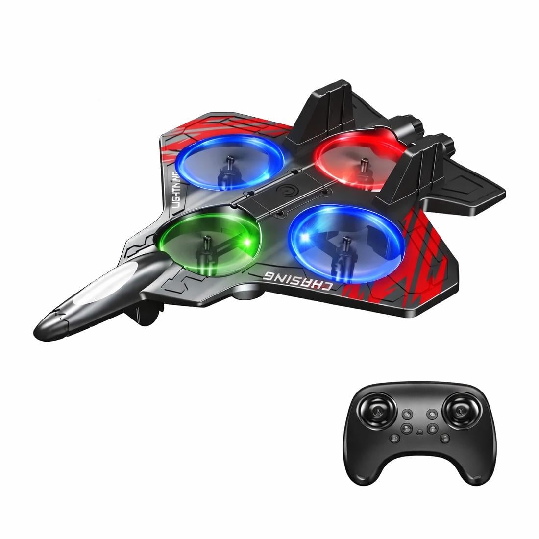 Радіокерований літак дрон-винищувач F1Drone з утриманням висоти та LED підсвіткою (34112182)