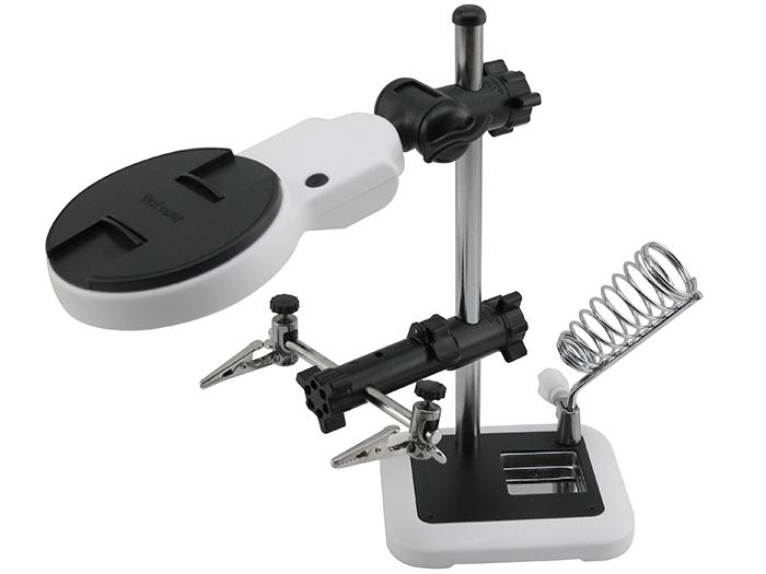 Настільна лупа Magnifier MG16129AC третя рука