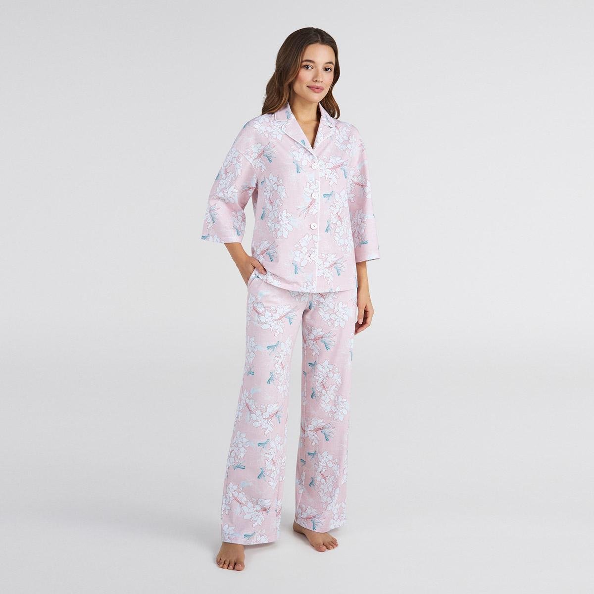 Пижама женская Ellen LPK 5580/03/01k на пуговицах M Розовый (26570762)
