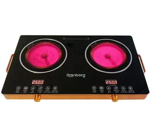 Плита инфракрасная Rainberg RB-816 две конфорки 5000 Вт (RB-816)