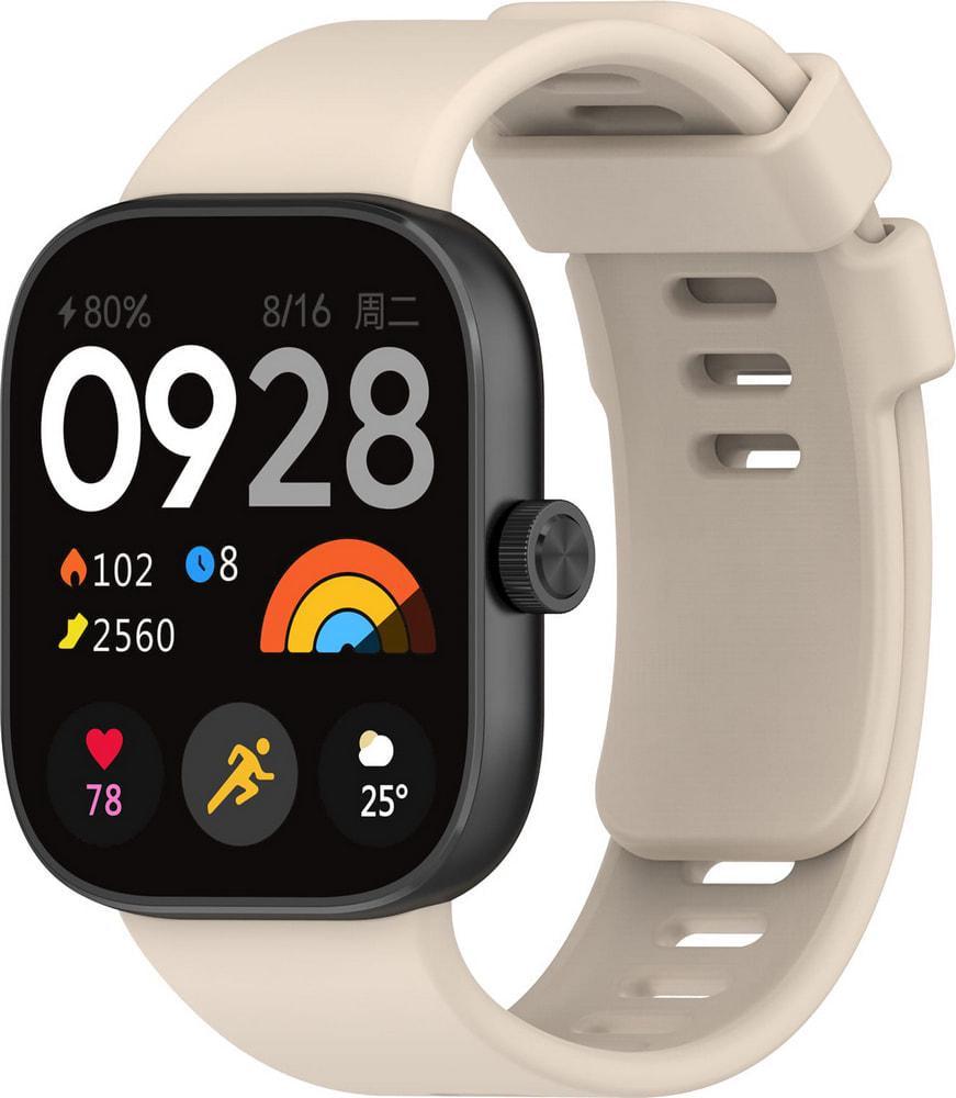 Ремешок Jsota для Redmi Watch 4 силиконовый Ivory (35140-4F)