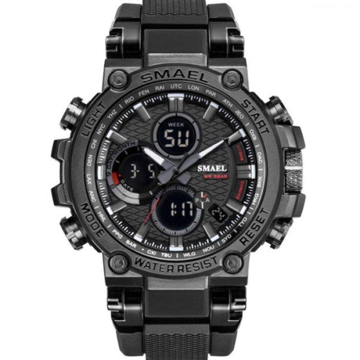 Часы наручные мужские Smael King Black (4611)
