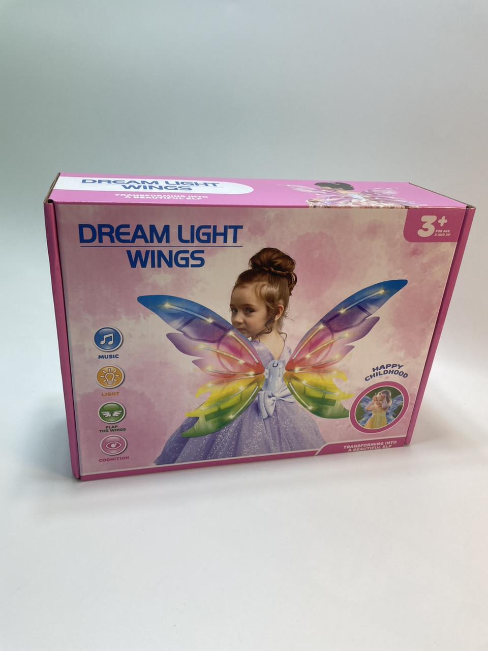 Крылья 813-94 48 перламутр/мелодия/подсветка/движение крыльями/в коробке Крылья 813-94 48 перламутр/мелодия/подсветка/движение крыльями/в коробке