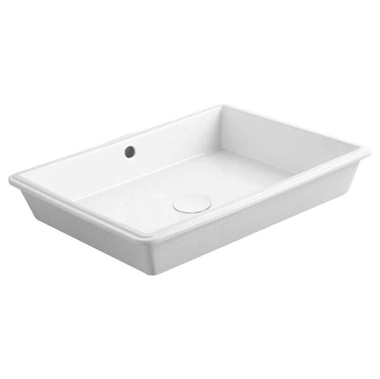 Умывальник врезной Simas Agile S60 white 615x415x165 мм Белый (184367)