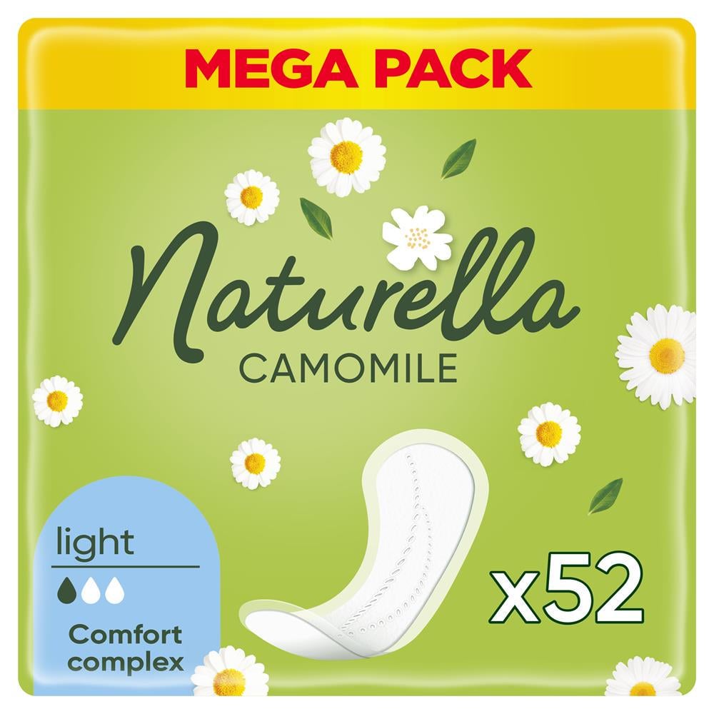 Прокладки гигиенические ежедневные Naturella Camomile Light Trio 52 шт. (30849311)