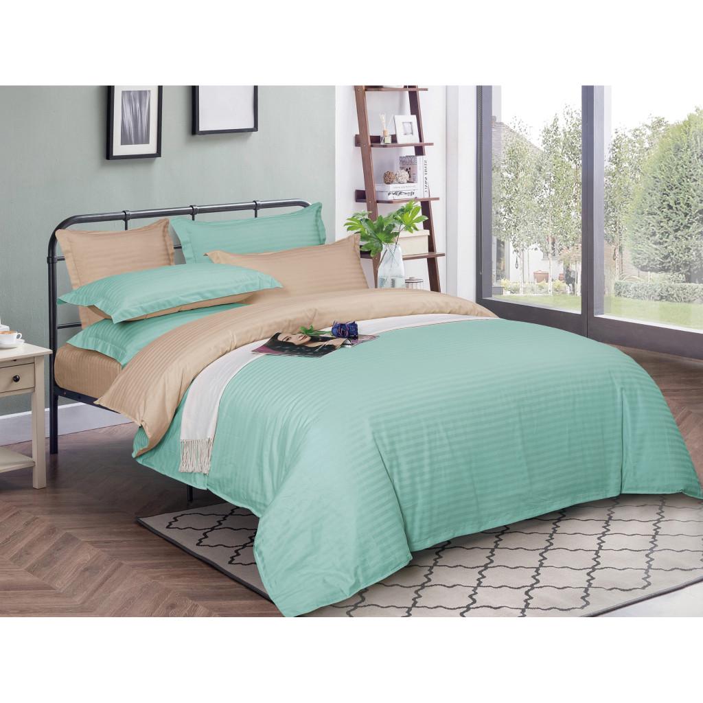 Комплект постельного белья MirSon 30-0014+30-0004 Aivengo satin-stripe 110х140 см (2200005247174)