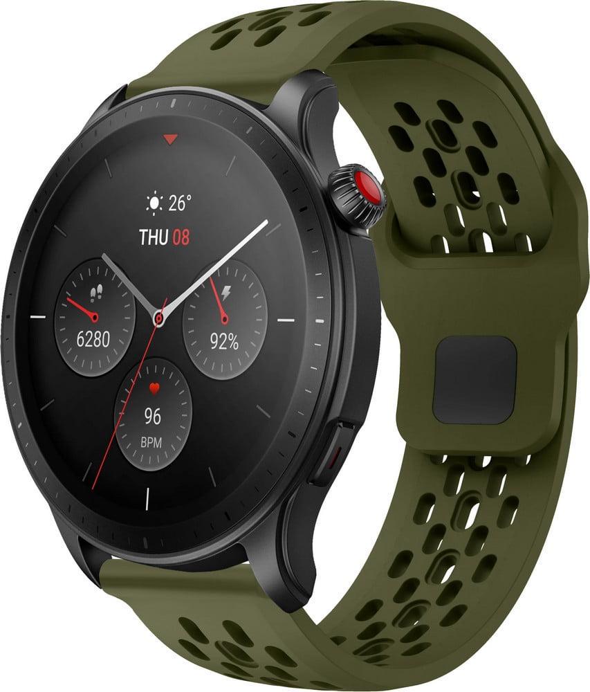 Ремешок силиконовый Liveunic для Amazfit GTR 4 Khaki (41975-17)