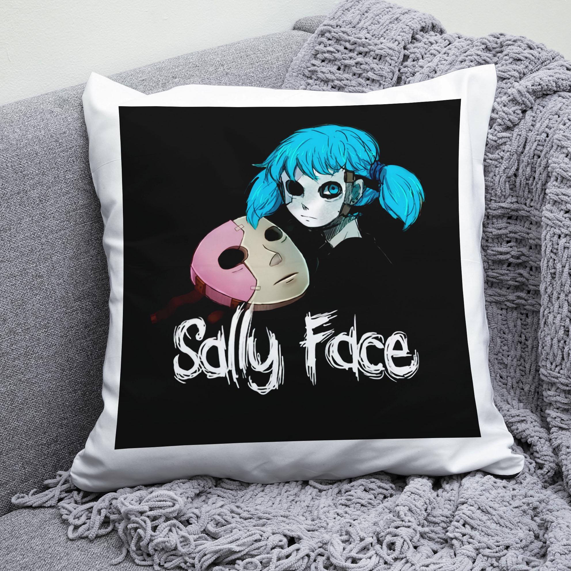 Плюшева подушка квадрат з принтом гри Sally Face