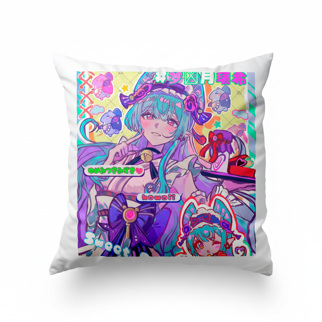 Декоративна подушка Mizuki Yumemizuki Genshin Impact 35х35 см (45143)