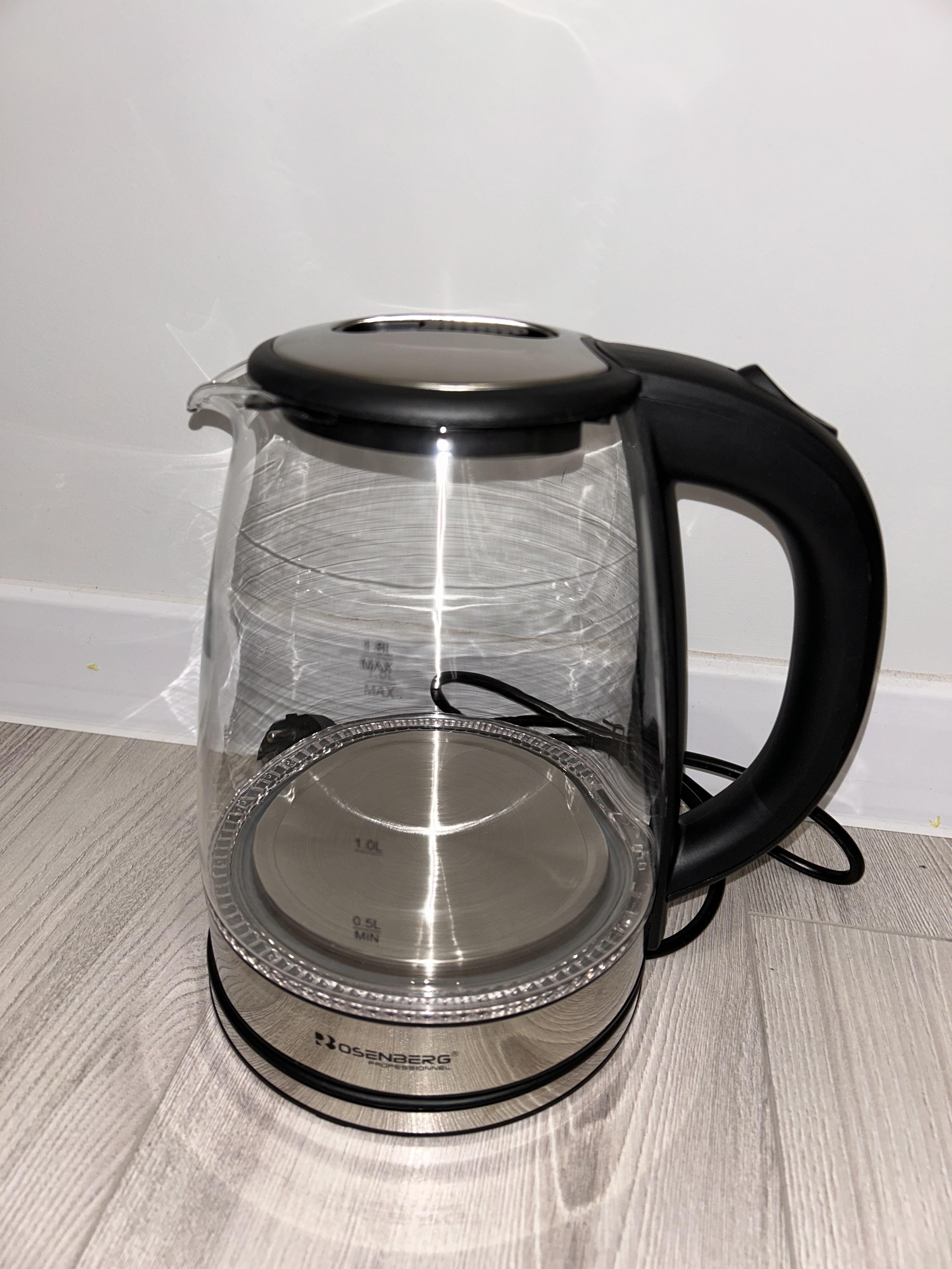 Электрочайник Rosenberg HW1821 с LED-подсветкой - фото 5 Электрочайник Rosenberg HW1821 с LED-подсветкой - фото 5