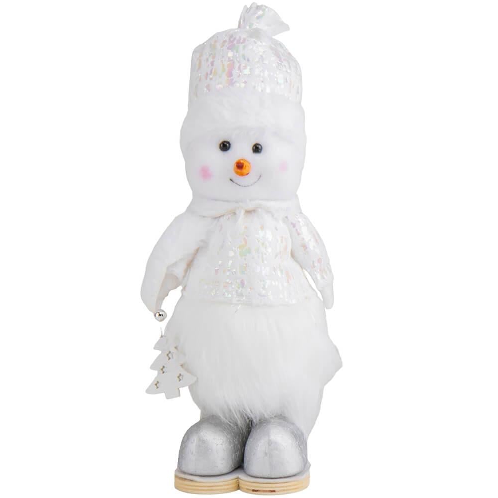 Фигурка Стильный снеговик 27 см Белый (6014-028)