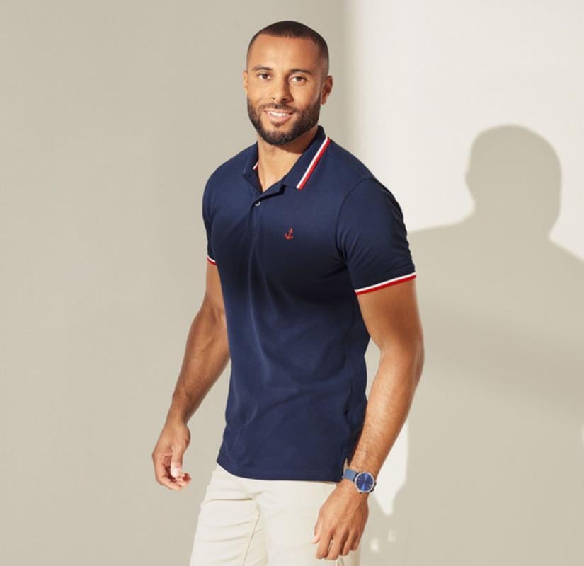 Поло мужскoe Livergy S Синий (PL0008M045)