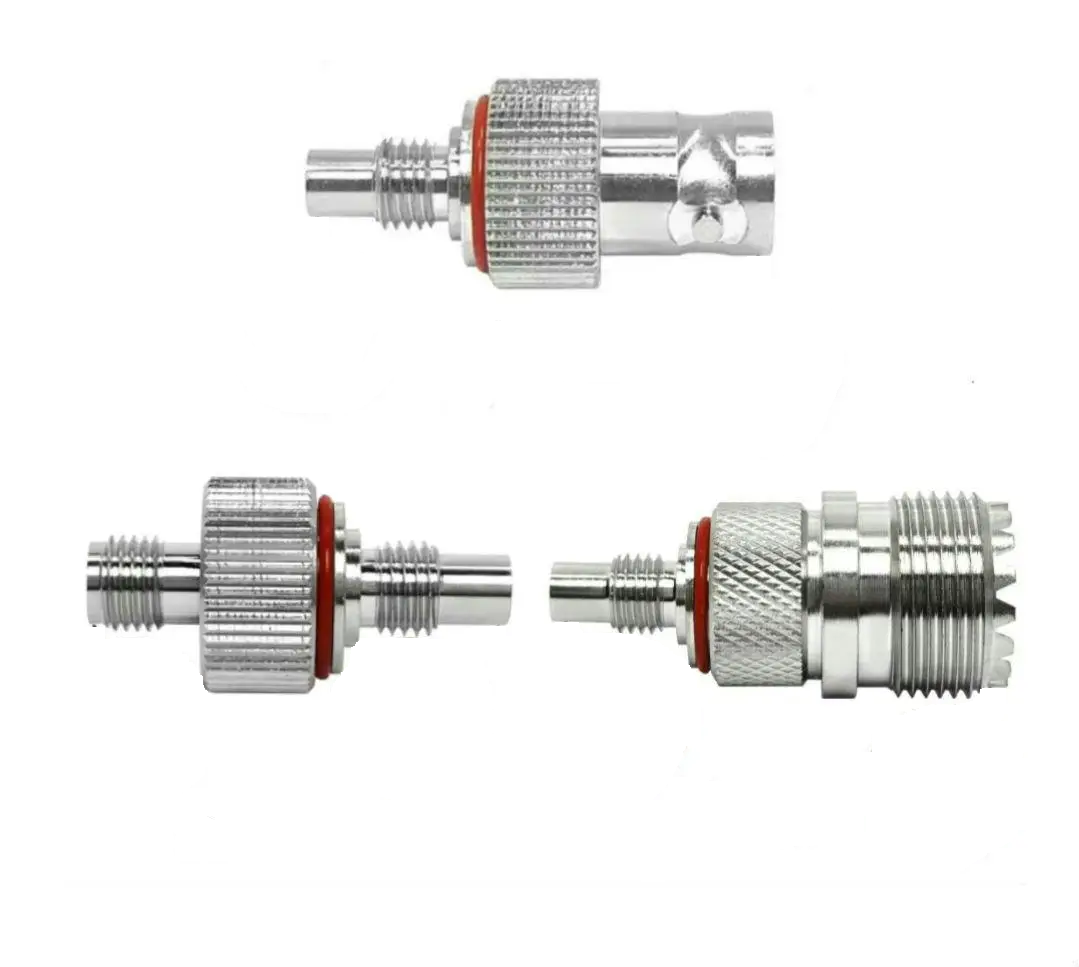 Комплект перехідників (3шт) для радиостанції Motorola R7--BNC**UHF-Female**SMA-Female