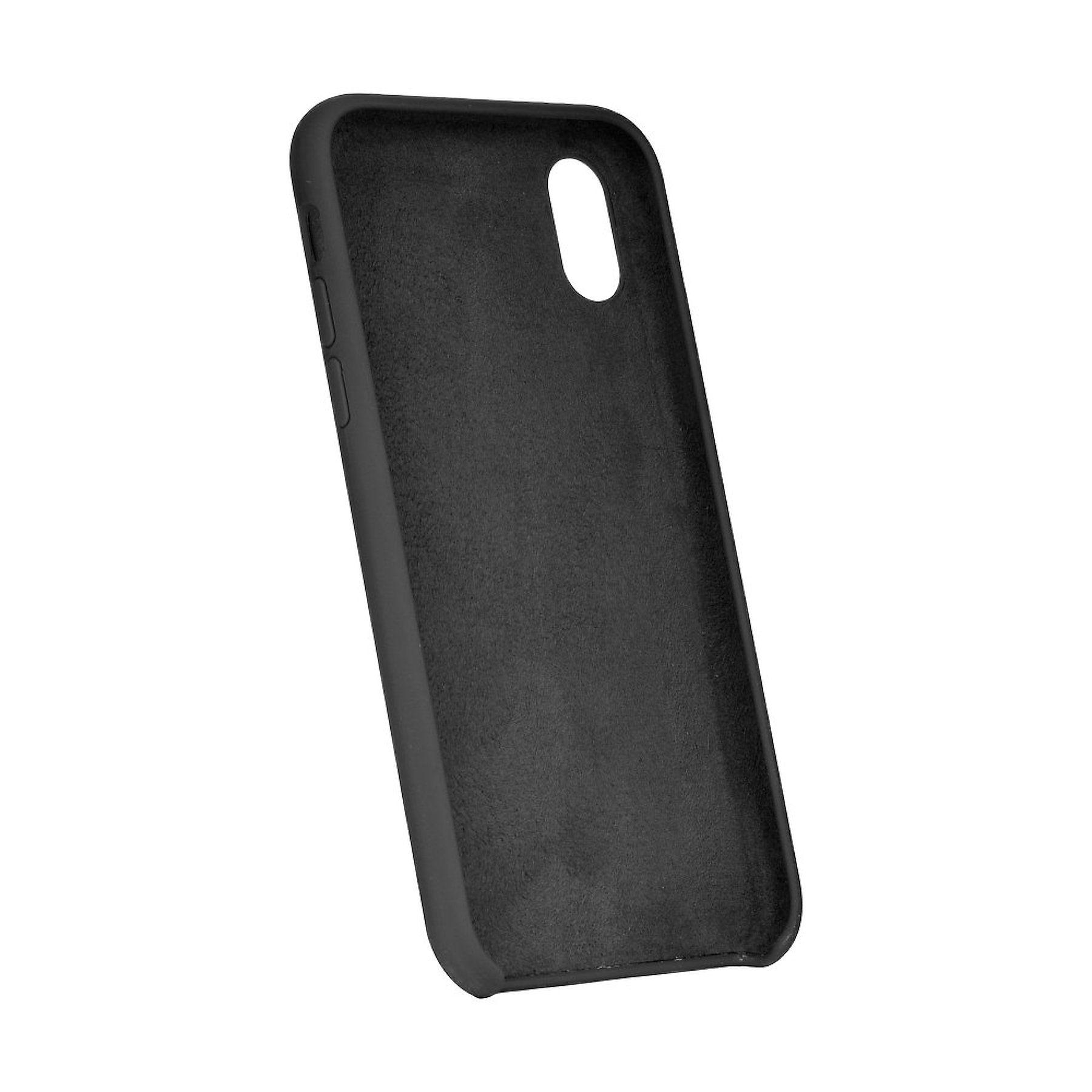 Чохол силіконовий оригінальний Silicone Case MRWE2ZM/A для Apple Iphone XS Max (6.5") Black - фото 8