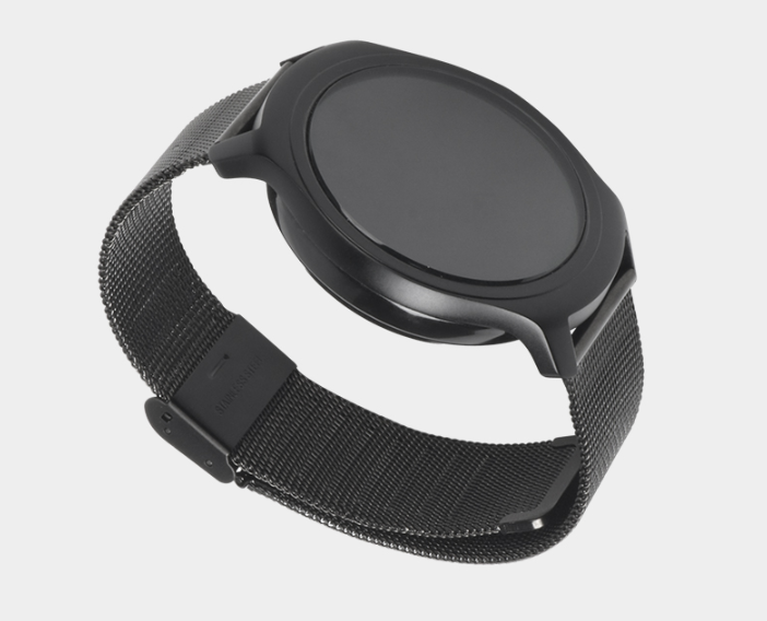 Ремешок для смарт-часов металлический SIKAI 22 мм для Amazfit GTR 2 Pace Stratos/Huawei Watch GT 2/Samsung Gear S3 застежка Черный (1639P)