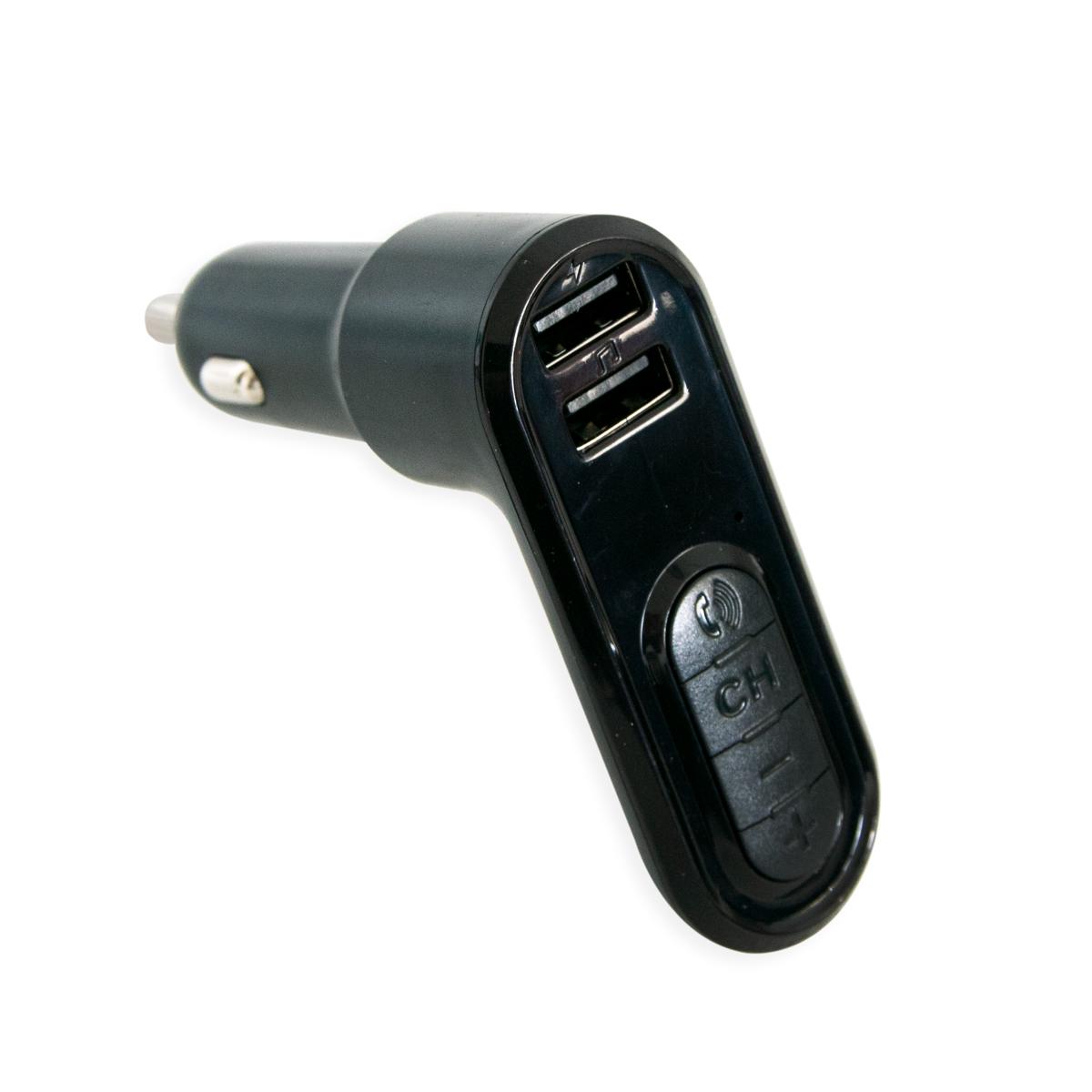 Трансмітер ФМ у машину HZ H33 Bluetooth з пультом Чорний (1009404-Black)