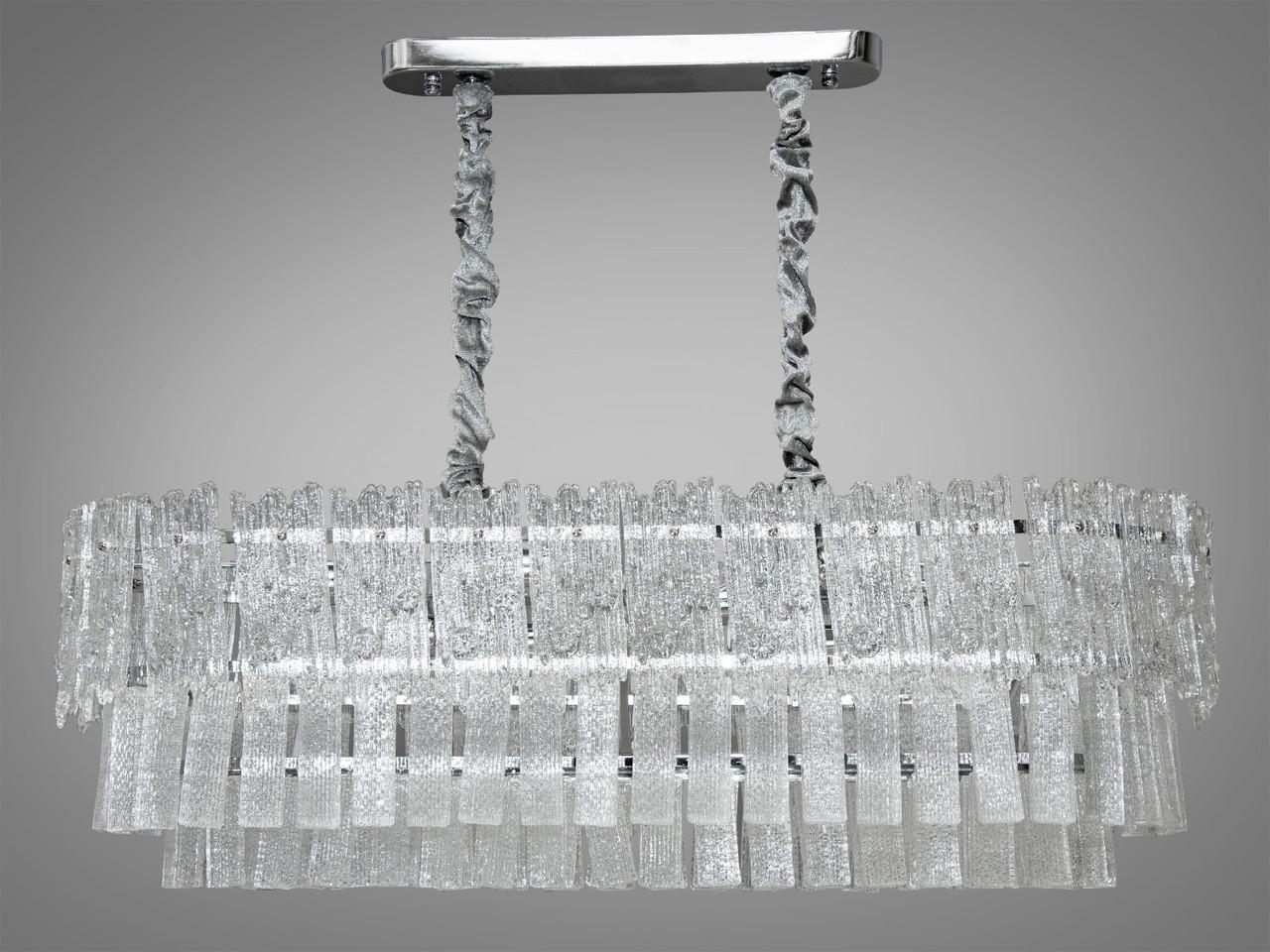 Люстра-подвес со стеклянными лепестками 303-800x300CH (2437588281)