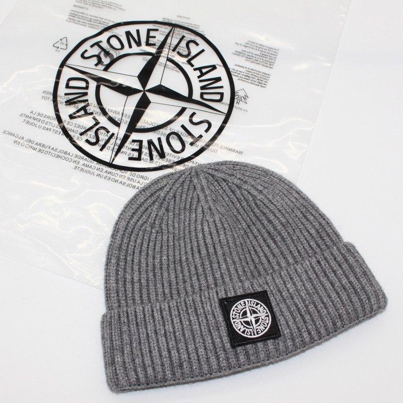 Шапка Stone Island Серый