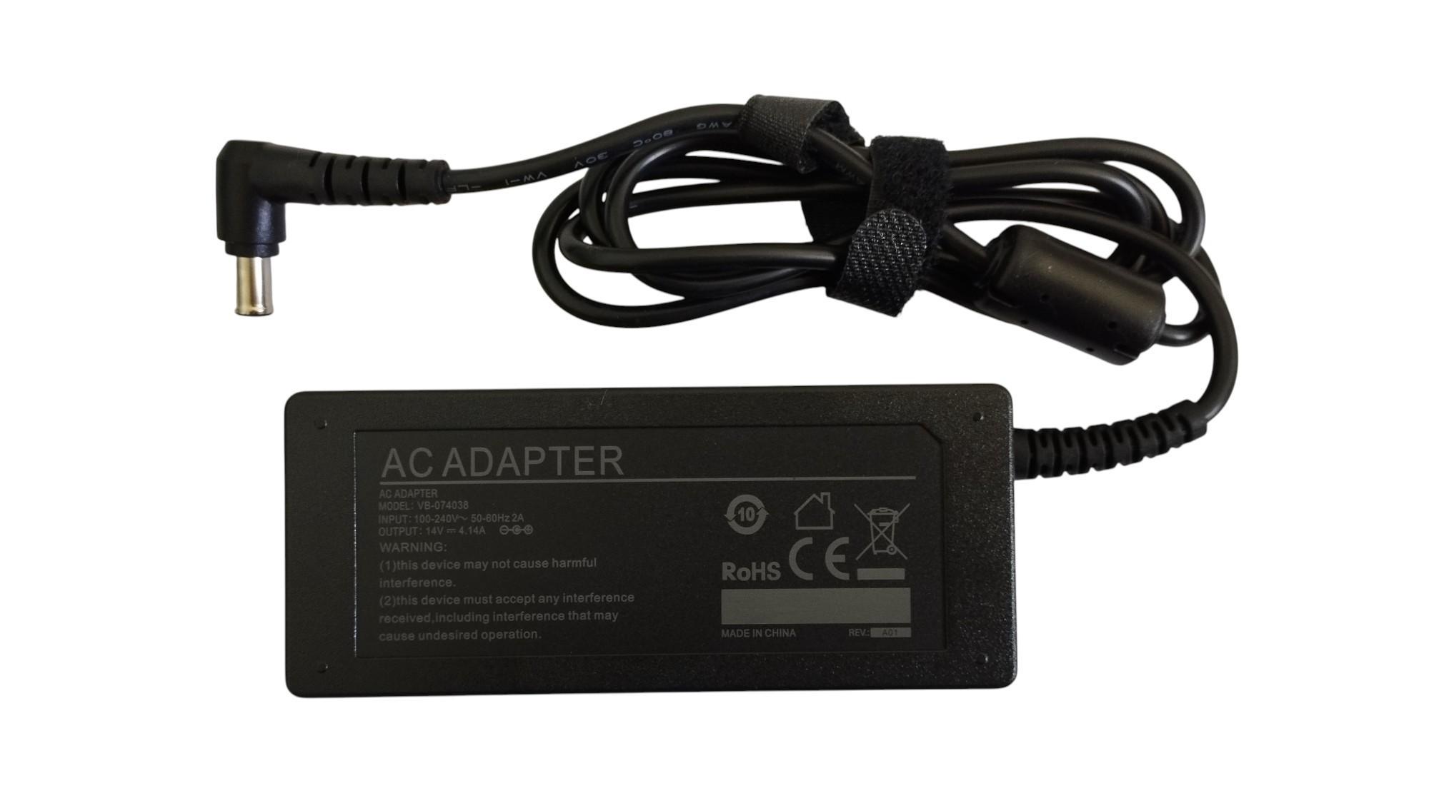 Блок питания для монитора LCD 58W 14V 4,14A 6,5x4,4 мм (YDS60)