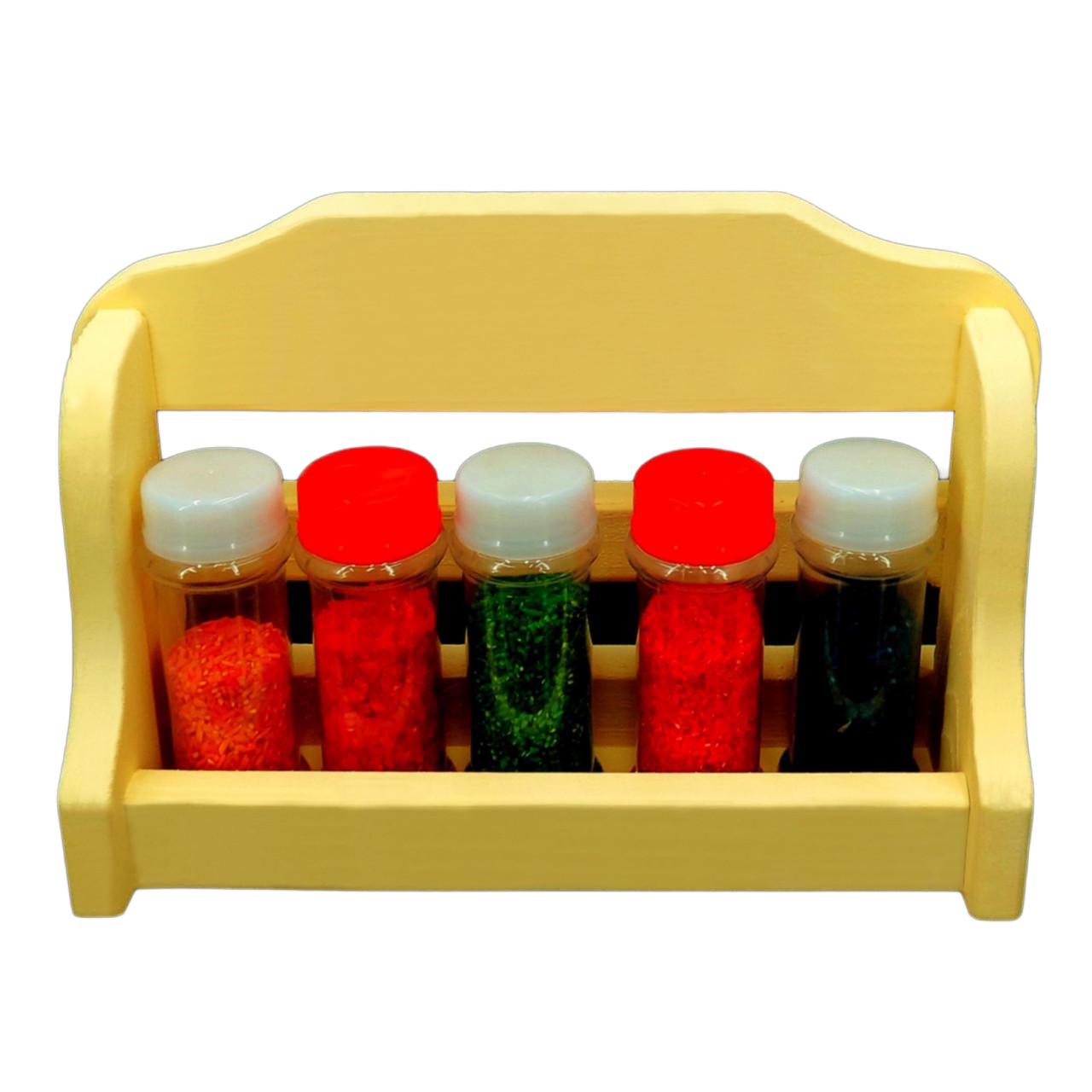 Органайзер для специй из дерева Ткемали 5 Лимонад (СПЦ-500751)