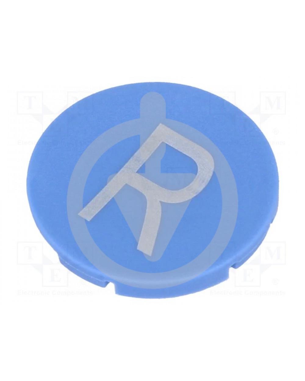 Пластина натискна кнопки реверс головного двигуна М22 Блакитний