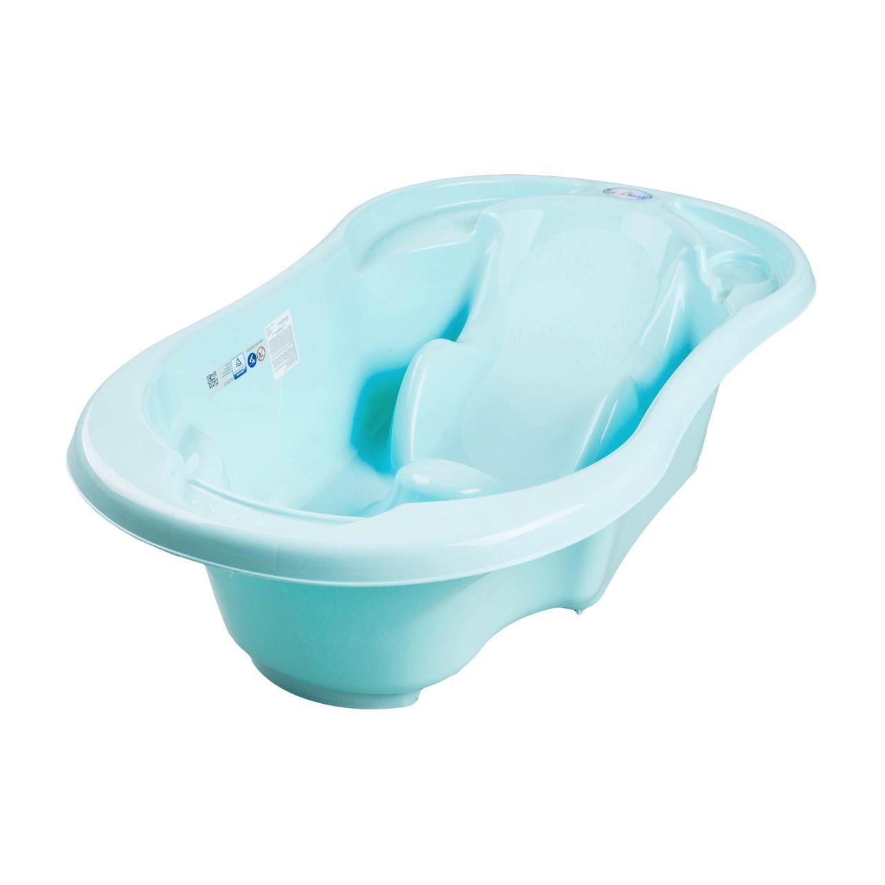 Ванночка Tega Baby Комфорт 2в1 анатомическая Голубой (5902963011855 TG-011-101)