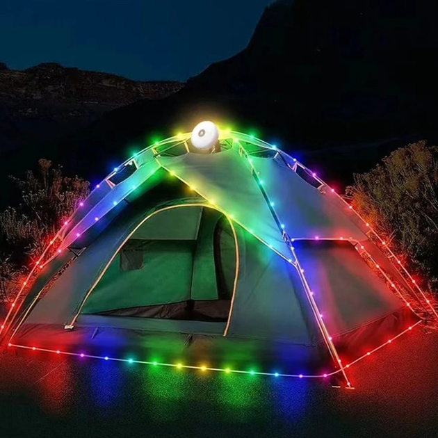 Фонарь кемпинговый Xo YH13 с LED лентой 10 м 1800mAh с RGB (YH13) - фото 5 Фонарь кемпинговый Xo YH13 с LED лентой 10 м 1800mAh с RGB (YH13) - фото 5